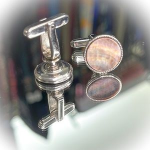 💕Beautiful Vintage Abalone Cufflinks💕